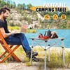 MADOG Portable Folding Camping Table, 28'' Aluminum Outdoor Small Camp