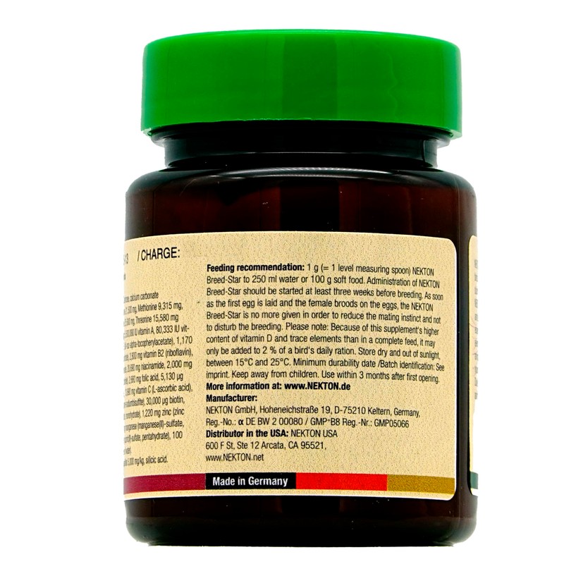 Nekton Breed-Star Breeding Supplement for Birds 30g / 1.06oz