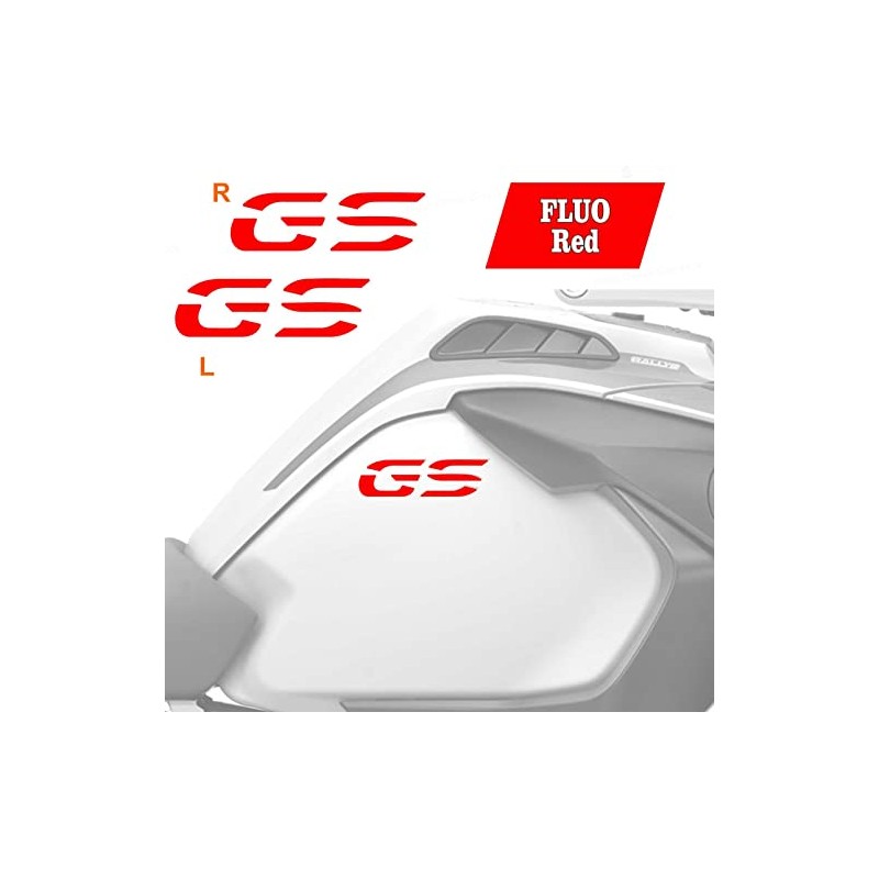 BLACK DOVES GRAPHICS 2pcs Stickers Compatible with Motorrad Tank Sides