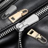 sourcing map 4pcs Zipper Pull, 1.42 Inch Zinc Alloy Zip