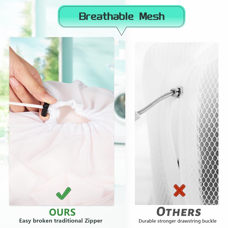 AiQInu Pack of 2 Washing Machine Net 40 x 30