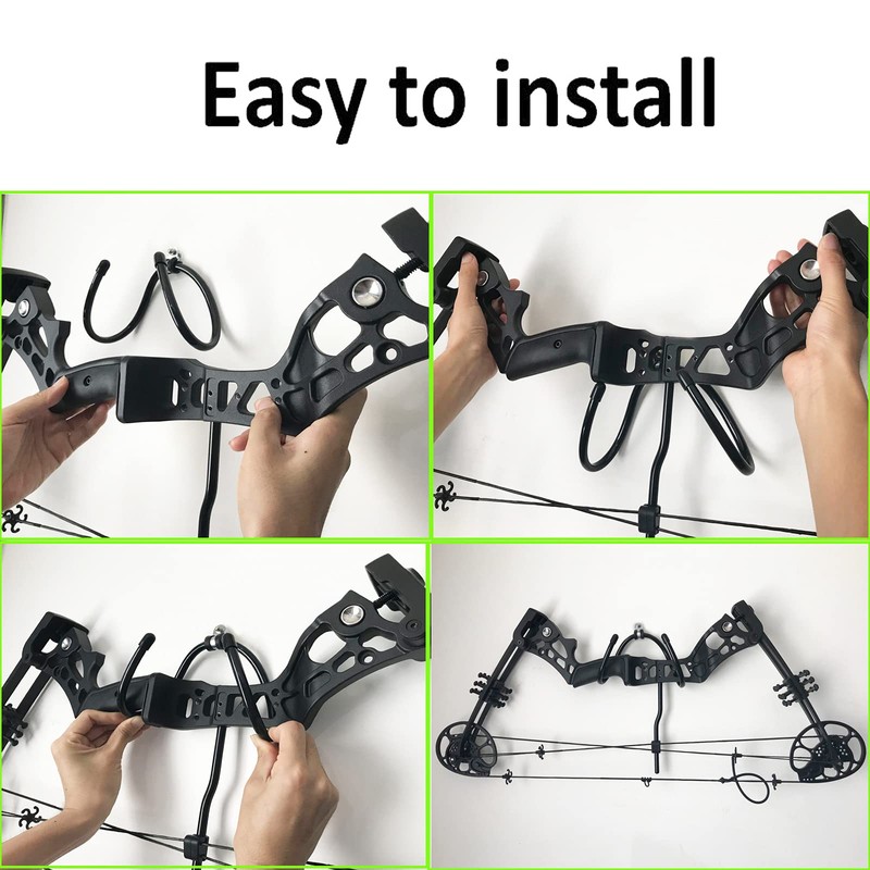 Pmsanzay Bow Wall Storage Display Rack - Hanger Hooks Wall