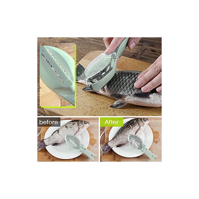 Fish Scaler, Fast Fish Scale Remover, Fish Descaler Tool Skin