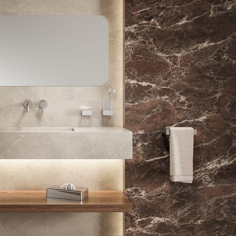 GEESA Kleenex box, free standing/wall mounted, chrome (1210-02), Silver