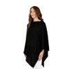Mimi & Thomas Women's Black 100% Pure Cashmere Multi-Ways Button