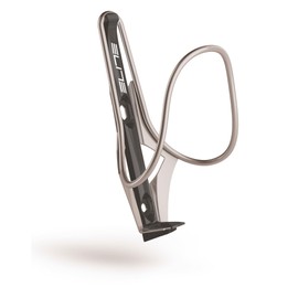 Elite 0137102 More'O Inox Water Bottle Cage, Silver/Black