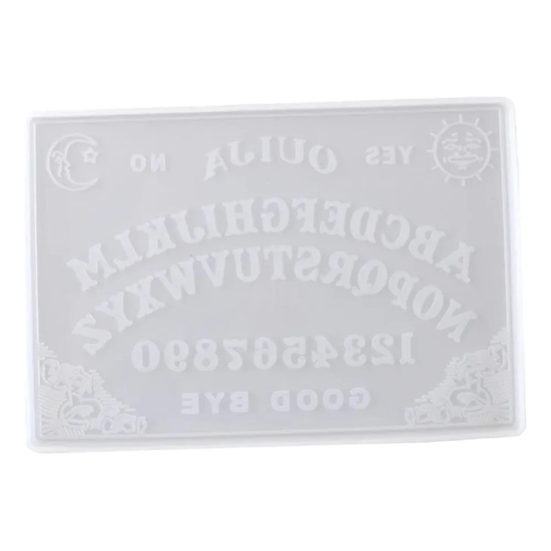 Molde De Resina De Silicona Ouija Para Rectángulo