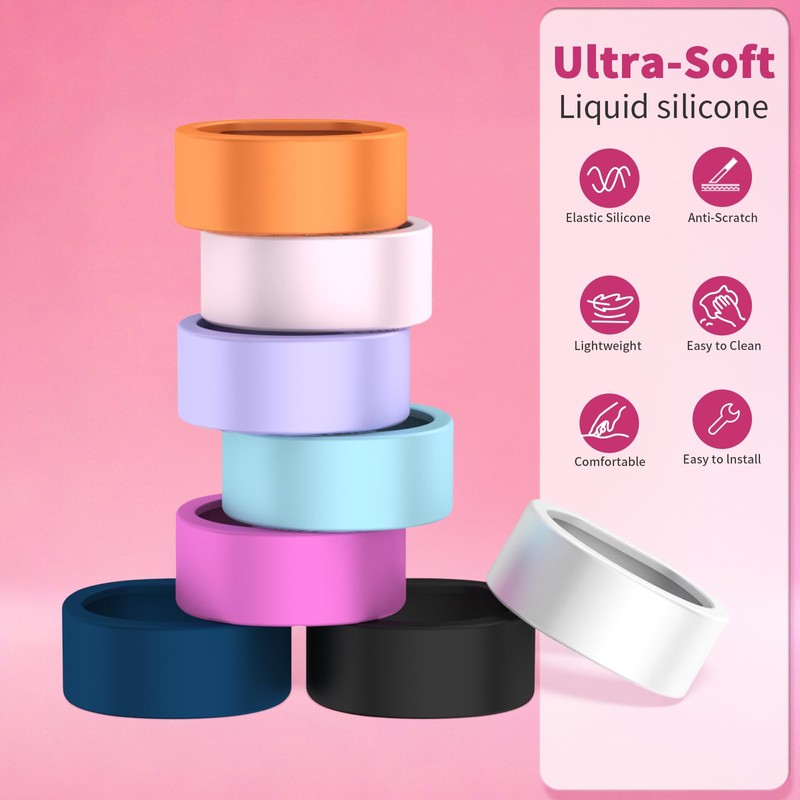 8 Pack Ring Case Cover for RingConn Gen 2/2 Air,