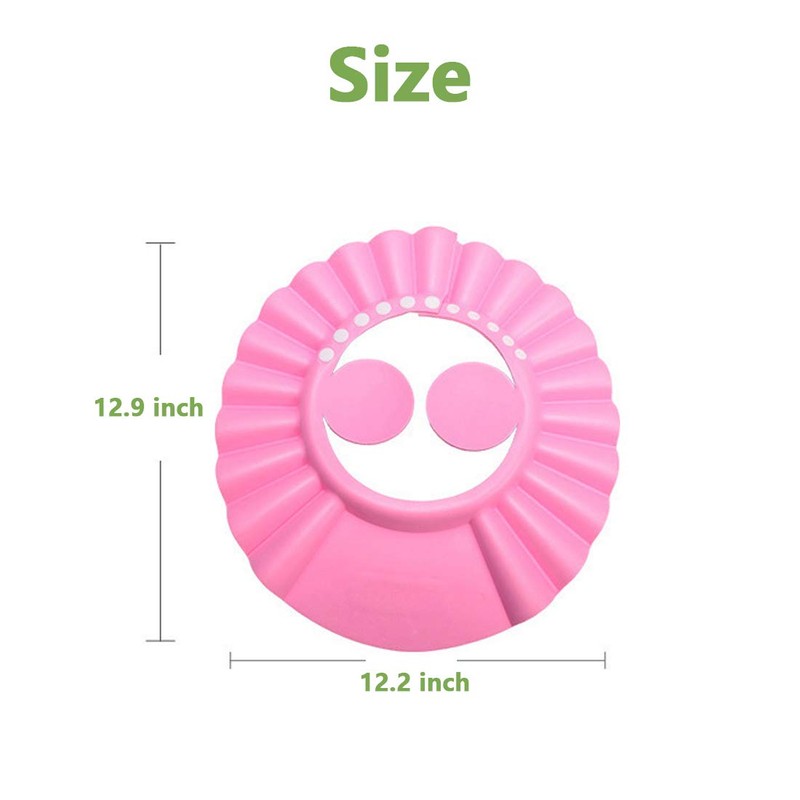 Kangwell Shower Cap Bathing Cap | with Earshield Soft Adjustable