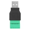 Conector de Terminal de 2 PCS, Conector Macho USB a