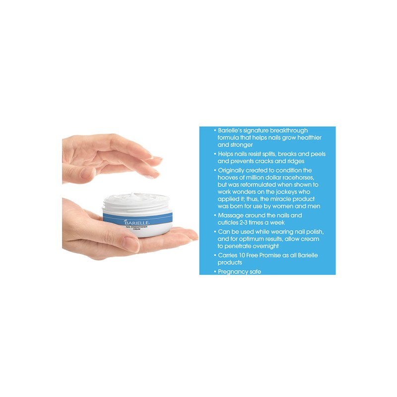Barielle Travel Size Nail Stregthener Cream, 0.5-Ounces Tub