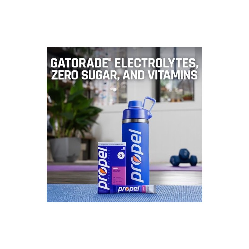 Propel Electrolyte Powder Drink Mix, Berry - Zero Sugar Hydration