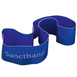 Spitzner Sanctband Loop Gymnastics Band for Strength and Stability Training, Rehabilitation and Fitness Training as well as Yoga and Pilates, Blueberry (Thick) 66 cm x 5 cm