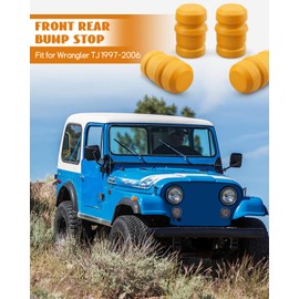 Front Rear Bump Stop Fit for Wrangler TJ 1997-2006, Fit for Grand Cherokee ZJ 1993-1998, Fit for RAM 1500 2500 3500 Pickup 1994-2002 52087636AC