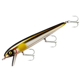 Cotton Cordell C09600 Red Fin Minnow - Black Chrome Ayu (5 Inch, 5/8oz), Multi, one Size