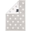 Cawö Handtücher New Stars Sterne klein 6261 Platin/weiß - 76