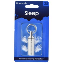 CRESCENDO Ear Plugs for Sleeping Ear Protectors Sleep 25 White