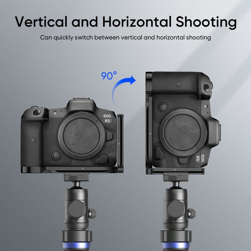 Letrater R5 R6 L Bracket Plate, Horizontal and Vertical Shooting