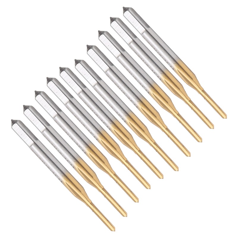 10pcs Coating Thread Tap HSS High Hardness Machine Tapping Thread