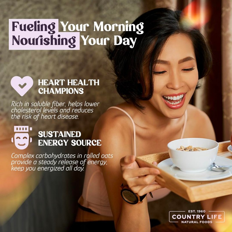 Regular Rolled Oats, Organic, Bulk, Oatmeal, Breakfast Food, Non-Gmo, High