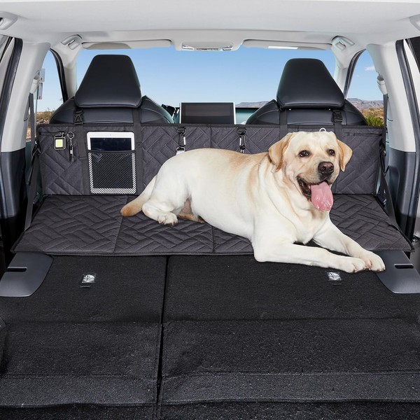 ABE SUV Back Seat Extender for Dogs,SUV Cargo Liner for Dogs,Trunk Cover Mat for Dogs,Dog Seat Cover for Back Seat,Car Dog Hammock,Dog Bed for SUV/Model3/Model Y