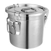 304 Stainless Steel Airtight Canister for Kitchen, 3.2Gal Canisters Container