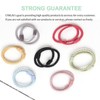 50 x Hair Ties Elastic Band Snagless Ponytail Tie School
