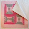 Pink Courthouse Steps Quilt