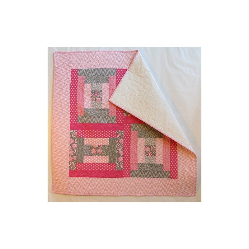 Pink Courthouse Steps Quilt