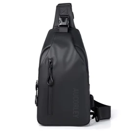Sling Backpack Chest Bag,Aucorley Lightweight Outdoor Sport Travel Hiking Anti Theft Crossbody Shoulder Pack Bag Daypack for Men Women(Black)