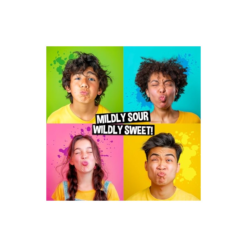 WARHEADS® Sour Jelly Beans Bulk Candy - Assorted Fruit Flavors