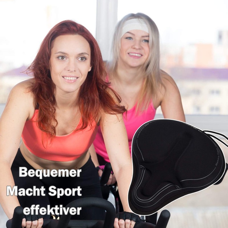 Daway C6 Comfortable Bicycle Saddle Cover with Foam Gel Padding,