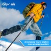 Glymnis Walking Poles 2 Pack Collapsible Walking Poles for Men