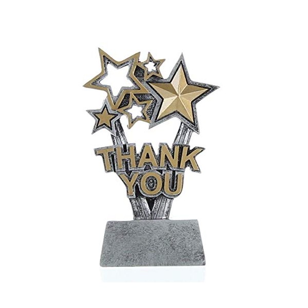 Decade Awards Thank You Trophy - Sponsor Appreciation Award - 6 Inch Tall - Customize Now