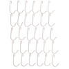 BestPysanky 30 Heavy Duty Copper Tone Christmas Ornaments Hooks 2.4