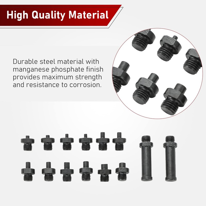ATPEAM Spanner Wrench Set with Variable Pins 15Pc Adjustable Spanner