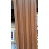 Lambrín Decorativo De Interiores Wpc 3D 96x16cm 3 piezas (Caoba)