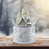 120mm Snowy White Home Scene Snow Globe by The San