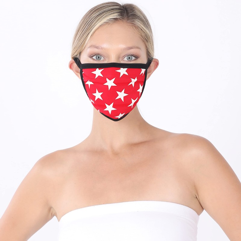 ITSO Washable Reusable Cotton Face Mask Pack of 3 Print