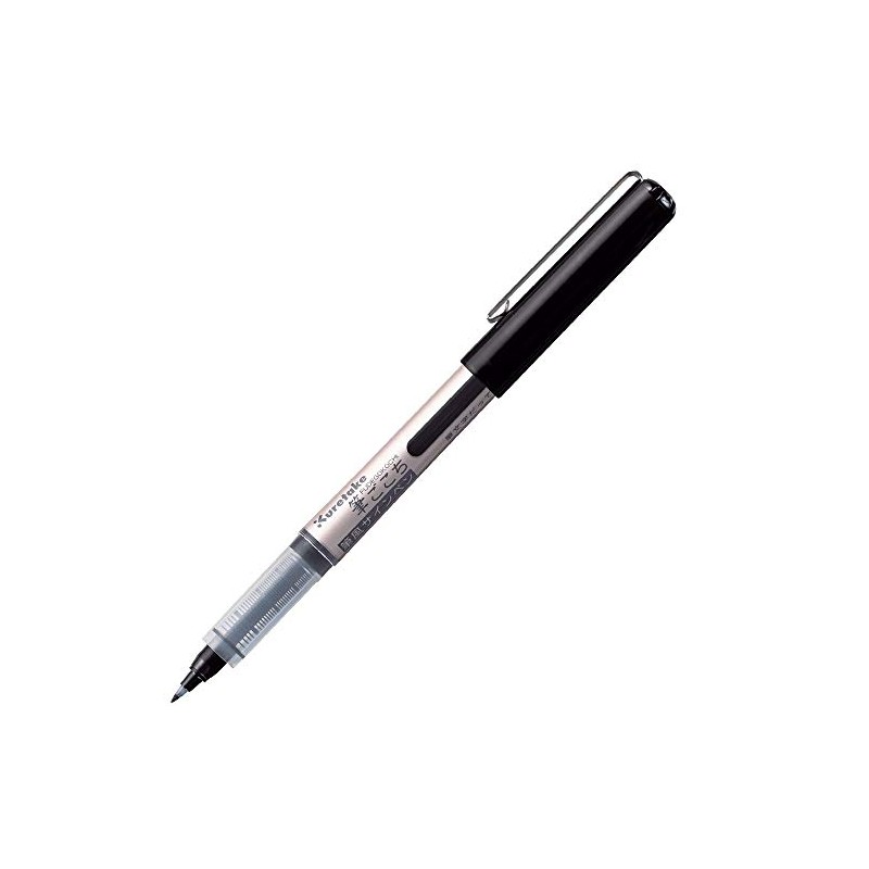 Kuretake LS1-10S Brush Style Sign Pen, Black, Serise, Set of
