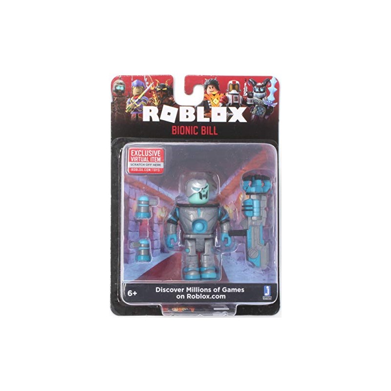 Roblox Bionic Bill 2.5 Inch Figure with Exclusive Virtual Item
