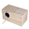 Sheens Bird Breeding Box, Natural Wood Small Bird Nest for