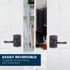 Delaney Callan Hardware Artino Passage Door Handle, Fits Doors 1-3/8