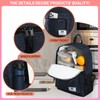 MIER Insulated Backpack Cooler Small Leakproof Lunch Back Pack with