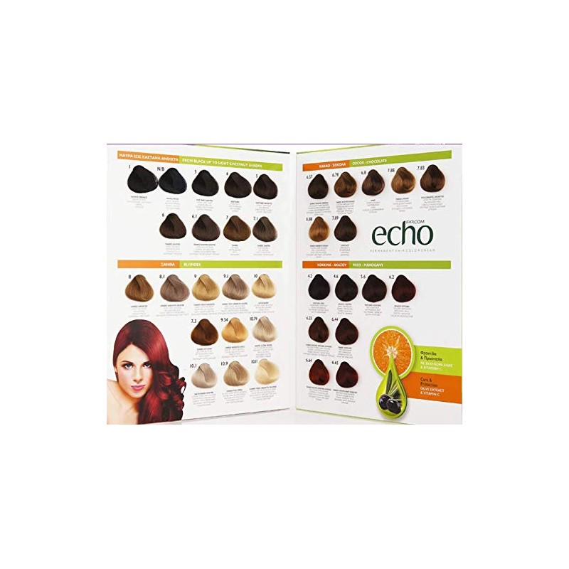 FARCOM Echo Hair Colour with Natural Olive Extract and Vitamin