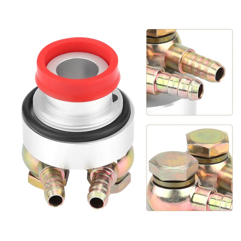Motorcycle Refit Oil Cooler Adapter Fitting for Honda GY6 100cc-150cc