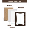 Afuly 5x7 Wood Picture Frame MCM Walnut Wooden Photo Frame