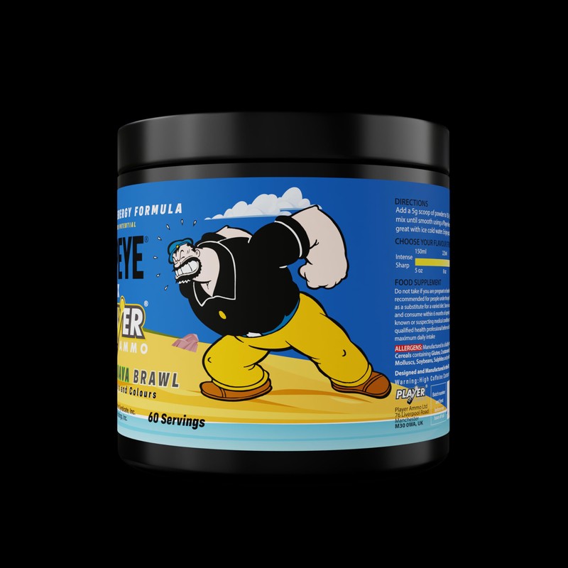 PLAYER AMMO X POPEYE | Mango and Guava Energy Powder