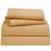 Clara Clark Bed Sheet Set, Split King, Premier 1800 Collection,