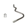 Hikari PBLF52 L-Shaped Punching Board Hooks, White, 4 Pieces